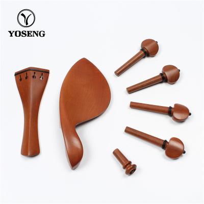 China Professional handmade violin jujube wood for sale the violin accessories set for sale