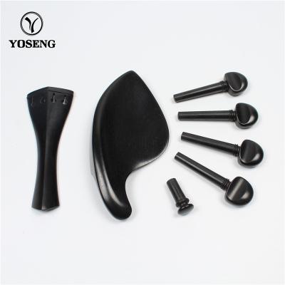 China Different Style Popular Ebony Violin Accessories Violin Set for sale