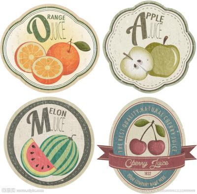 China Waterproof custom waterproof label label vegetable printing fruit sticker for bottle label for sale