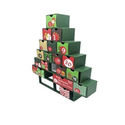 China High Quality Recyclable Christmas Advent Box 12 Days of Christmas Advent Box for sale