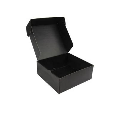 China Recyclable Fast Delivery Cardboard Empty Black Shoe Boxes for sale