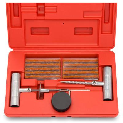 China Universal Steel Car 35Pc Puncture Puncture Patch Spare Tire Repair Fix Set Heavy Duty Tubeless Tool Kit For Truck Auto Motorcycle for sale