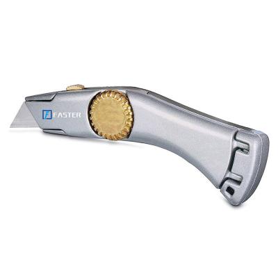 China Side Open Retractable Swivel Knife Cutter Utility Open Swivel Swivel Razor for sale