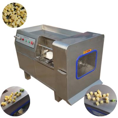 China Highly efficient and fully automatic frozen meat machine frozen meat dicing dicing machine meat cutting machine for sale