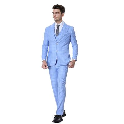 China Anti-wrinkle wedding blazer tuxedo suits set made in china for men suits blazer men accept OEM flat button fly front 5 - 7 days for sale