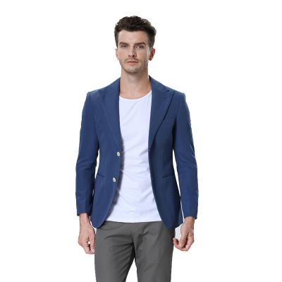 China Breathable British Style Suit Jacket Coat Slim Customization Mens Casual Suit Fit For Wedding Party Show Host Shopping Traveling for sale