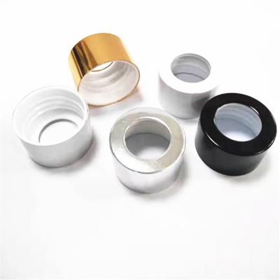 China Custom Air Fresheners Bottles Reed Diffuser Bottle Accessories 28mm Aluminum Plastic Lid Diffuser Cap With Hole for sale