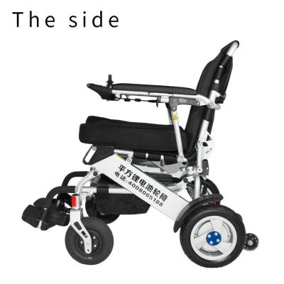 China Electromagnetic Brake 125KG 24V Lightweight Motorized Wheelchair for sale