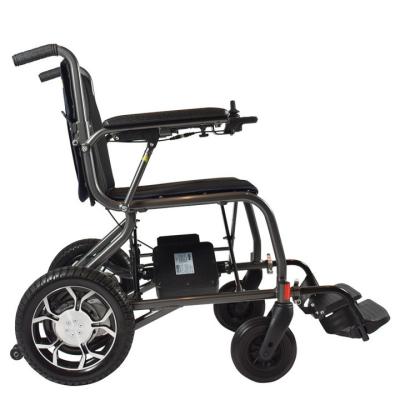 China Lightweight Aluminium Foldable Power 6km/H Multifunction Foldable Electric Wheelchair for sale