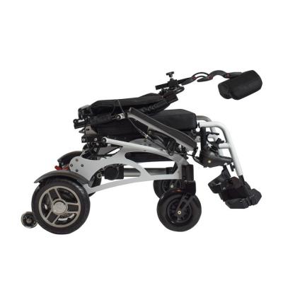 China Aluminum Electric Collapsible Wheelchair 120kg Load Lightweight for sale