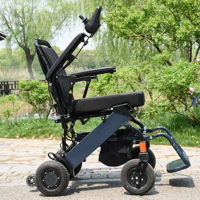 China Lightweight Lithium Battery Electric Foldable Wheelchair 6km/h for sale