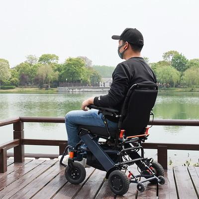 China Disabled Mobility Electric Collapsible Wheelchairs 100KG Load for sale