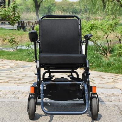 China Aluminum Electric Wheelchair Lightweight Foldable 6km/H for sale