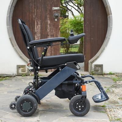 China PU Tyre Foldable Electric Wheelchair Portable Lightweight for sale