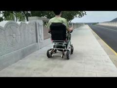 Lithium battery light electric wheelchair can go to the travel