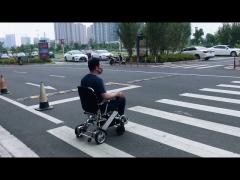 Brushless Motor Aluminum Frame Newest Power Wheelchair for Disabled or Elderly