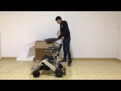 How to assemble an electric wheel chair after receiving it