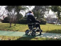 Multi-function electric wheel chair, can drive on the plastic track, turn