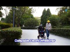 Lithium Battery Brushless Power Wheelchair 100Kg Load