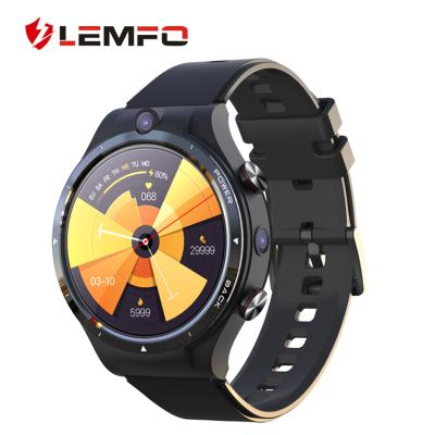 China 2021 Calendar LEMFO LEM15 4G Smart Watch Men 128GB ROM 900mAh Power Bank Full Power Bank Helio P22 Chip Android 10.7 Dual Cameras for sale