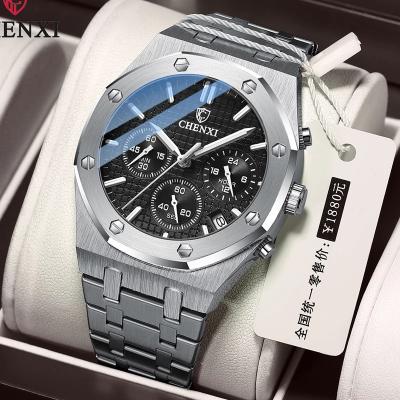 China Chenxi 2022 Water Resistant 948 Men Sport Chronograph Watch Stainless Steel With Dates Waterproof Luminous Quartz Watch For Men Montre Homme for sale