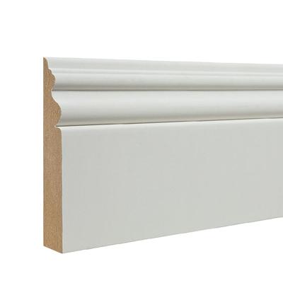 China Wholesale Price Modern Wood Trim Connection MDF Baseboard Molding for sale