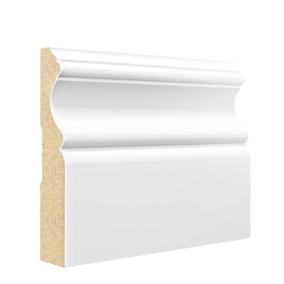 China Modern White Primed MDF Baseboard Trim Molding Netting for sale