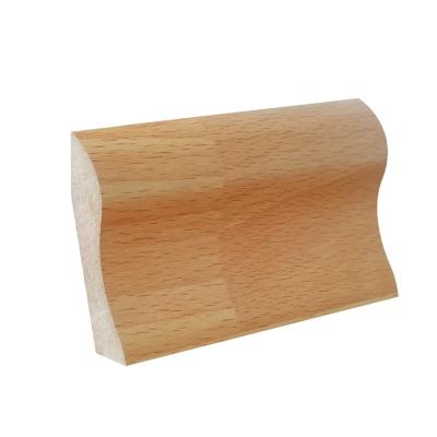 China Accessories Water Resistant Skirting Board Modern Laminated MDF and HDF Flooring Skirting Board Moldings for sale