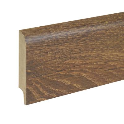 China Contemporary laminated MDF skirting and baseboard molding for sale