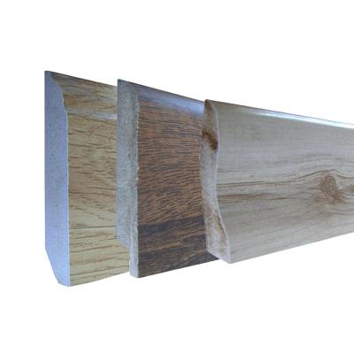 China Modern Flooring Accessories Laminate Melamine Skirting Board for sale