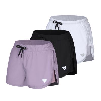 China Custom Anti-Wrinkle Summer Sports Ladies Yoga Shorts Pants Polyester Clothing Shaping Sweat Women's Shorts for sale