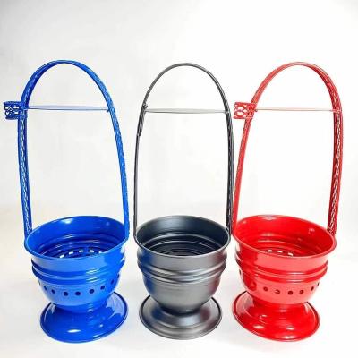 China Keep Colorful Hookah Accessories Set IMAX Temperature Metal Hookah Shisha Charcoal Basket Set for sale