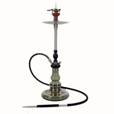 China Hot Selling Various Color Hookahs Hookahs Stainless Steel Household Glass Hookah Shisha Durable for sale