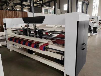 China Computerized Corrugated Carton Box Machine Stitching Folding Gluer Machine Power Saving Te koop