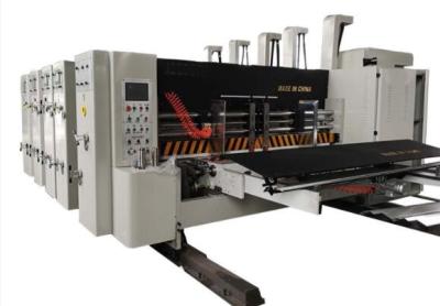 China Die Cutter Rotary Flexo Printer Slotter Die Cutter Machine 18mm Thick Cardboard for sale