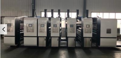 China Doos Één de Printer Slotter Machine 180pcs/Min van het pizzafruit van Kleurenflexo Te koop