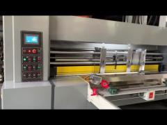 220v 60hz Flexo Printer Slotter Die Cutter Stacking Machine