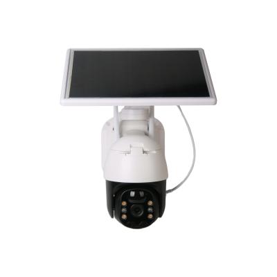 China Outdoor Camara Solar Waterproof 3MP CCTV IP Camera H.264 Colorful Night Vision P2P Remote View 2.4G GSM Solar Panel Camera for sale