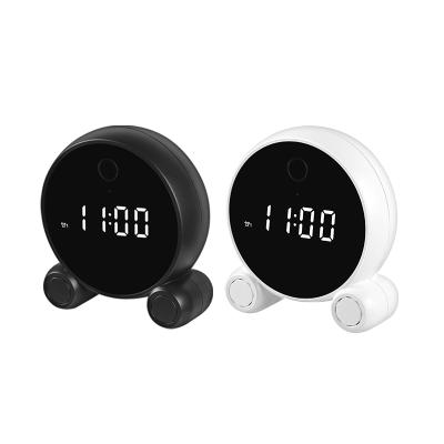 China 1080P HD WIFI Mini Smart Alarm Clock Camera Wall Home Security Digital Camera en venta