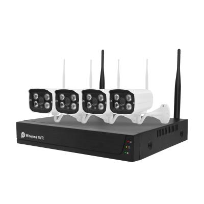 Κίνα 1080P Wireless Home Security CCTV Video Camera System 4 Channel Surveillance IP NVR Kits προς πώληση