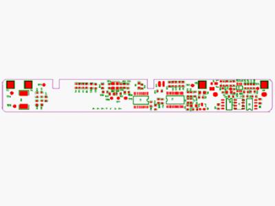 China 2S-3S PCM/PCB For 7.4V-11.1V Battery PCB With SMBus And Fuel Gas Gauge for sale