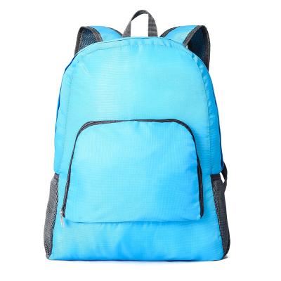 China Wholesale Waterproof Customized ripstop waterproof polyester oxford nylon protable foldable backpack for travel for sale