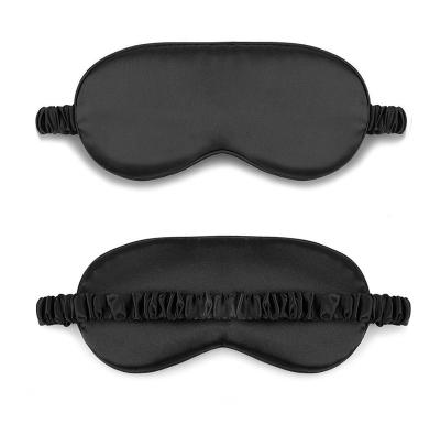 China Wholesale Luxury Anti-Puffiness Mulberry Silk Blackout Sleep Eye Mask Set Real Mulberry Pink Satin 100% Silk Sleep Eye Mask for sale