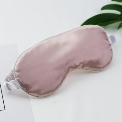 China Existing Anti-Puffiness Wholesale Stock MOQ Not Recycled Mulberry Blackout Luxury Super Soft 100% Silk Sleep Set RPET Satin Sleep Eye Mask for sale