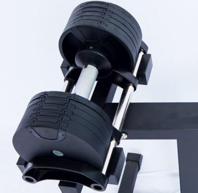 China 20kg 24kg 32kg 36kg 38kg Dumbbell Adjustable Dumbbell Set Cheap Durable Rubber Gym Fitness Equipment Dumbbell Set for sale