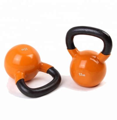 China Wholesale Durable Gym Fitness Colorful Vinyl Kettlebell for sale