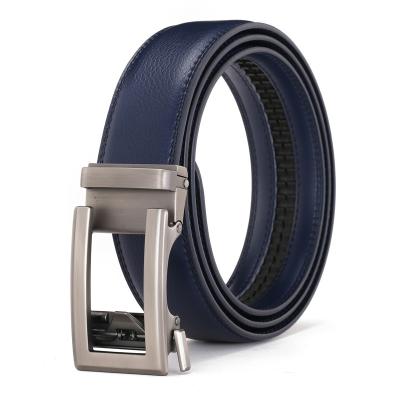 China LannyQveen Business Men's Automatic Buckle Belt Genuine Leather Belts For Men Belt Custom LOGO Yiwu LQbelt Factory for sale