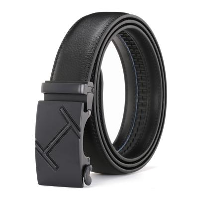 China Business Men's Automatic Buckle Belt For Men Genuine Leather Belts Belt LOGO Custom Yiwu LQbelt Factory for sale