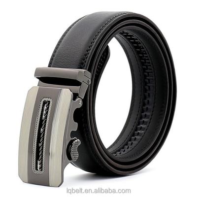 China Business Fashion Leather Belt Mens Buckle Belts Genuine Automatic Ratchet Leather For Man Factory OEM Custom Belt for sale