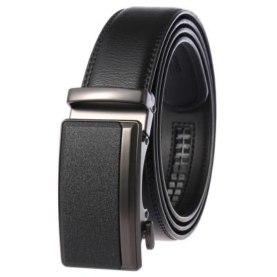 China LannyQveen New Fashion Business Belt Genuine Leather Belt Whip Mens Automatic Buckle Belts For Men High Quality LQbelt Factory for sale